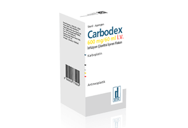 Carbodex 600 mg/60 mL I.V. İnfüzyonluk Çözelti
