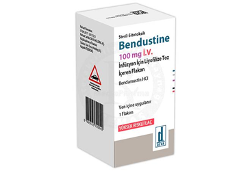 BENDUSTINE 100 MG IV INFÜZYON IÇIN LIYOFILIZE TOZ IÇEREN FLAKON, 1 ADET