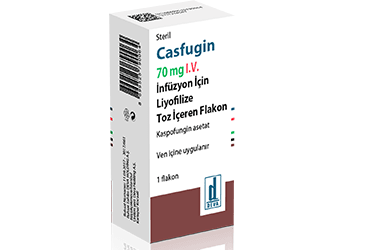 CASFUGİN 70 MG IV İNFÜZYON İÇİN LİYOFİLİZE TOZ İÇEREN FLAKON, 1 ADET