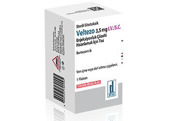 VELTEZO 3.5 MG IV/SC ENJEKSİYONLUK ÇÖZELTİ HAZIRLAMAK İÇİN TOZ, 1 FLAKON