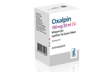 OXALPIN 100 MG/20 ML IV INFUZYON ICIN LIYOFİLİZE TOZ ICEREN FLAKON, 1 ADET
