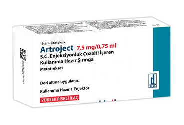 ARTROJECT 7,5 MG/0,75 ML S.C. ENJEKSİYONLUK ÇÖZELTİ İÇEREN KULLANIMA HAZIR ŞIRINGA, 1 ADET