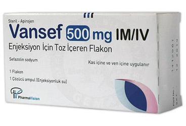 VANSEF 500 MG IM/IV ENJEKSIYON ICIN TOZ ICEREN FLAKON, 1 ADET