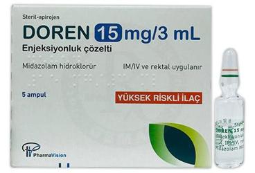 DOREN 15 MG/3 ML ENJEKSIYONLUK ÇÖZELTI, 5 ADET