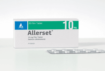 ALLERSET 10 MG FILM TABLET, 10 ADET