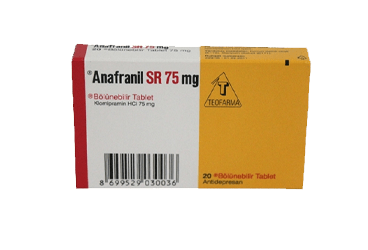 ANAFRANIL SR 75 MG UZATILMIŞ SALIMLI BÖLÜNEBİLİR TABLET, 20 ADET
