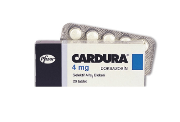 CARDURA 4 MG TABLET, 20 ADET