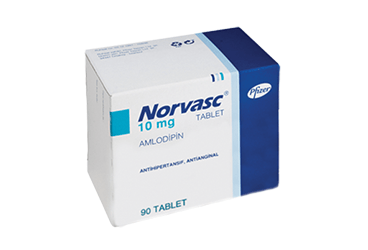 NORVASC 10 MG TABLET, 90 ADET