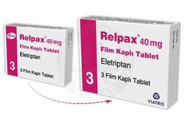 RELPAX 40 MG FILM TABLET, 3 ADET