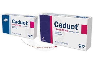 CADUET 10MG/20MG FILM KAPLI TABLET, 30 ADET