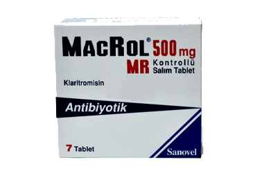 MACROL 500 MG MR KONTROLLU SALIM TABLET, 7 TABLET