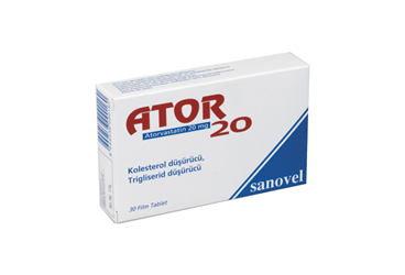 ATOR 20 MG FILM KAPLI TABLET, 30 TABLET