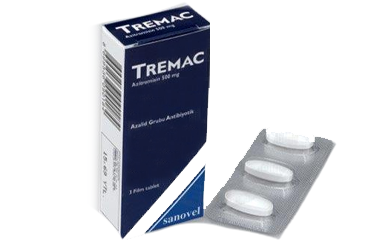 TREMAC 500 MG FILM TABLET, 3 TABLET