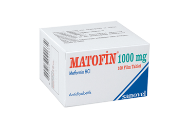 MATOFIN 1000 MG FILM KAPLI TABLET, 100 TABLET
