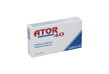 ATOR 40 MG FILM KAPLI TABLET, TABLET, 90 ADET