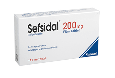 SEFSIDAL 200 MG FILM TABLET, 14 TABLET
