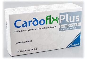 CARDOFIX PLUS 5 MG/160 MG/12.5 MG FILM KAPLI TABLET ,FILM KAPLI TABLET, 28 ADET