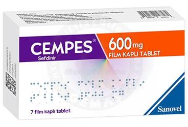 CEMPES 600 MG FILM KAPLI TABLET, 7 TABLET