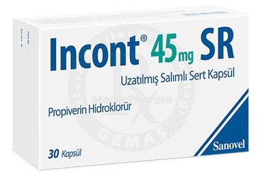 Incont 45 mg SR Uzatılmış Salımlı Sert Kapsül, 30 ADET