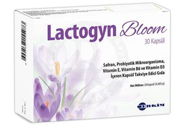 LACTOGYN BLOOM TAKVIYE EDICI GIDA KAPSUL 30 kapsül