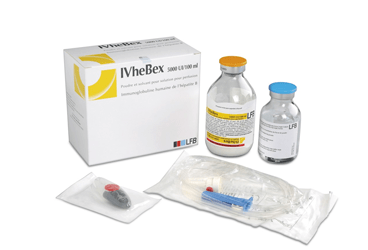 IVHEBEX 5000 IU/100 ML IV INF. ICIN LIYOFILIZE TOZ ICEREN FLAKON, 1 ADET