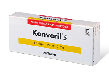 KONVERIL 5 MG TABLET, 20 ADET