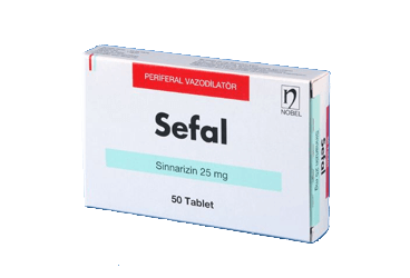 SEFAL 25 MG TABLET, 50 ADET