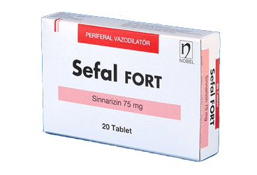 SEFAL FORT 75 MG TABLET, 20 ADET