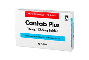 CANTAB PLUS 16 MG/12.5 MG TABLET, 28 ADET