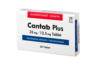 CANTAB PLUS 32 MG/12.5 MG TABLET, 28 ADET