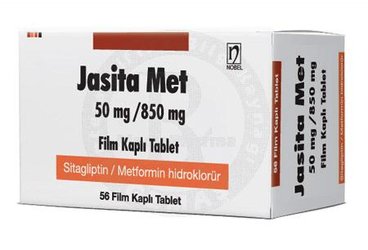 Jasita Met 50 mg/850 mg Film Kaplı Tablet (56 Adet)