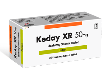 KEDAY XR 50 MG UZATILMIŞ SALIMLI TABLET, 30 ADET
