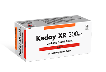 KEDAY XR 300 MG UZATILMIŞ SALIMLI TABLET, 30 ADET