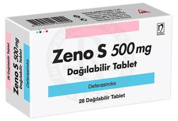 Zeno S 500 mg Dağılabilir Tablet, 28 adet