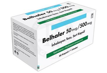 BELHALER 50 MCG/500 MCG İNHALASYON TOZU, SERT KAPSÜL