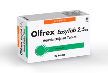 OLFREX EASYTAB 2.5 MG AĞIZDA DAĞILAN TABLET, 28 ADET