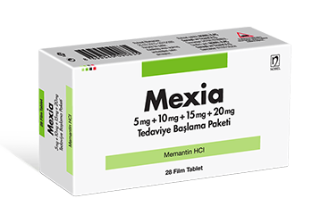 MEXİA 5 MG + 10 MG + 15 MG + 20 MG TEDAVİYE BAŞLAMA PAKETİ, 28 ADET