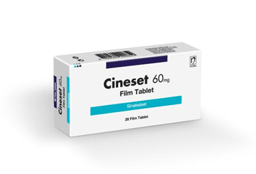 CİNESET 60 MG FİLM TABLET, 28 ADET