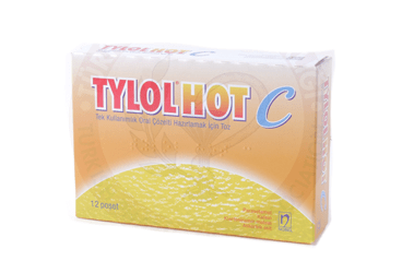 TYLOL HOT C TEK KULLANIMLIK ORAL ÇÖZELTİ HAZIRLAMAK İÇİN TOZ, 12 ADET