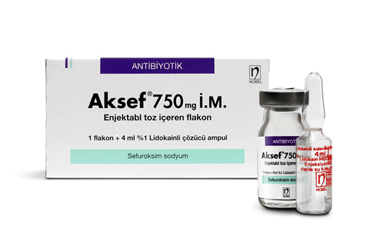 AKSEF 750 MG IM ENJ. TOZ ICEREN FLAKON, 1 ADET