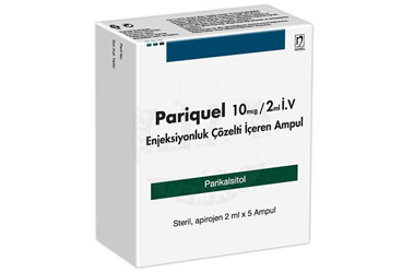 PARIQUEL 10 MCG / 2 ML I.V. ENJEKSIYONLUK ÇÖZELTI IÇEREN AMPUL ,5 ADET