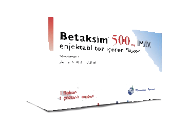 BETAKSİM 500 MG IM/IV ENJEKTABL TOZ İÇEREN FLAKON