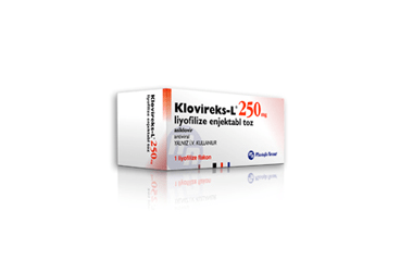 KLOVİREKS-L 250 MG LİYOFİLİZE ENJEKSİYONLUK TOZ
