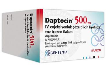 DAPTOCİN 500 MG I.V. ENJEKSİYONLUK ÇÖZELTİ İÇİN LİYOFİLİZE TOZ İÇEREN FLAKON, 1 ADET
