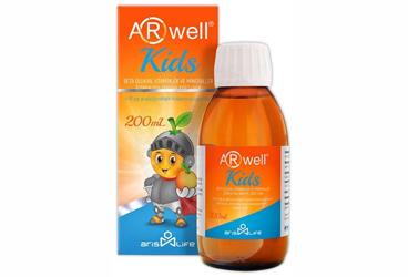 ARWELL KIDS BETA GLUKAN, VITAMINLER VE MINERALLER ICEREN TAKVIYE EDICI GIDA 200 ml şişe