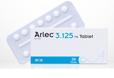 ARLEC 3,125 MG TABLET, 28 ADET