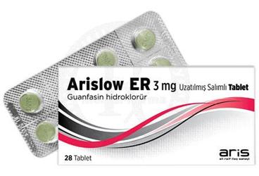 ARİSLOW ER 3 MG UZATILMIŞ SALIMLI TABLET, 28 TABLET