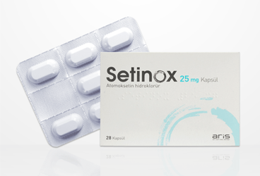 SETİNOX 25 MG KAPSÜL, 28 ADET