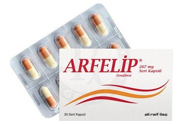Arfelip 267 mg Sert Kapsül, 30 adet