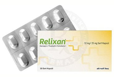 RELİXAN 12 MG/ 25 MG SERT KAPSÜL , 30 ADET